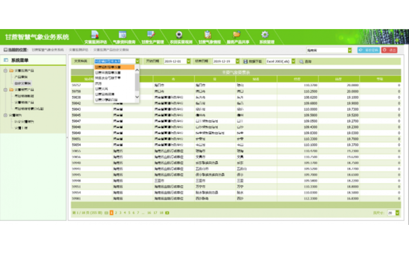 甘蔗智慧氣象業(yè)務系統(tǒng)